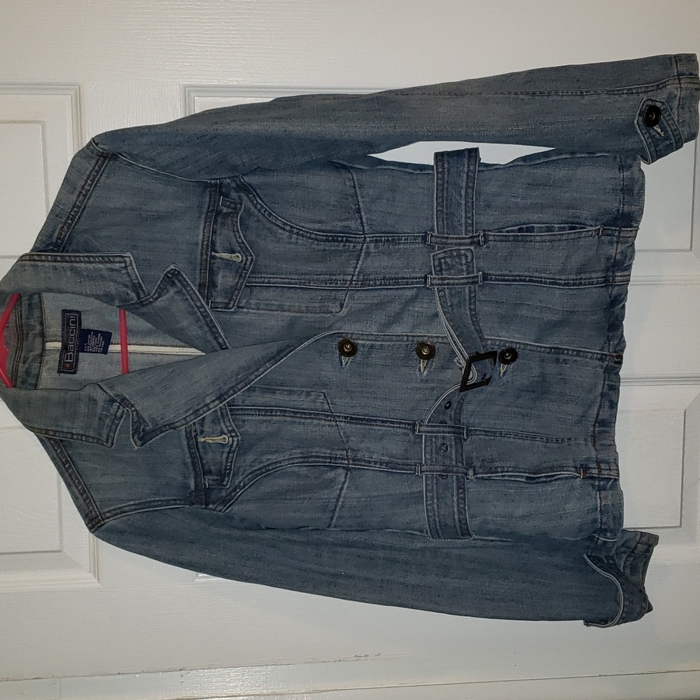 Large jean jacket